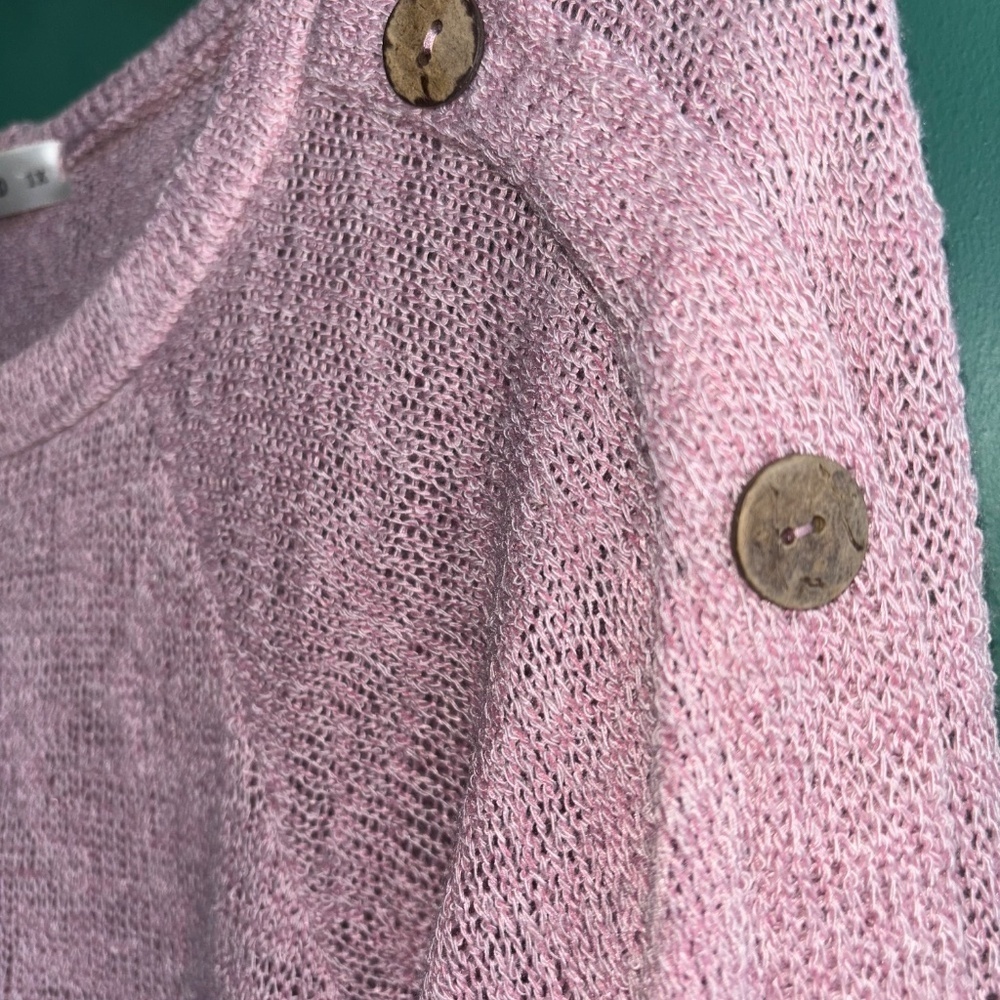 Emerald 1x soft lightweight pink long sleeved top - Picture 7 of 10